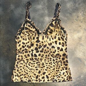 Dolce & Gabbana Leopard Print Women's Top